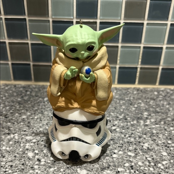 Hallmark Keepsake The Child Ornament with Green and Tan - Picture 2 of 6